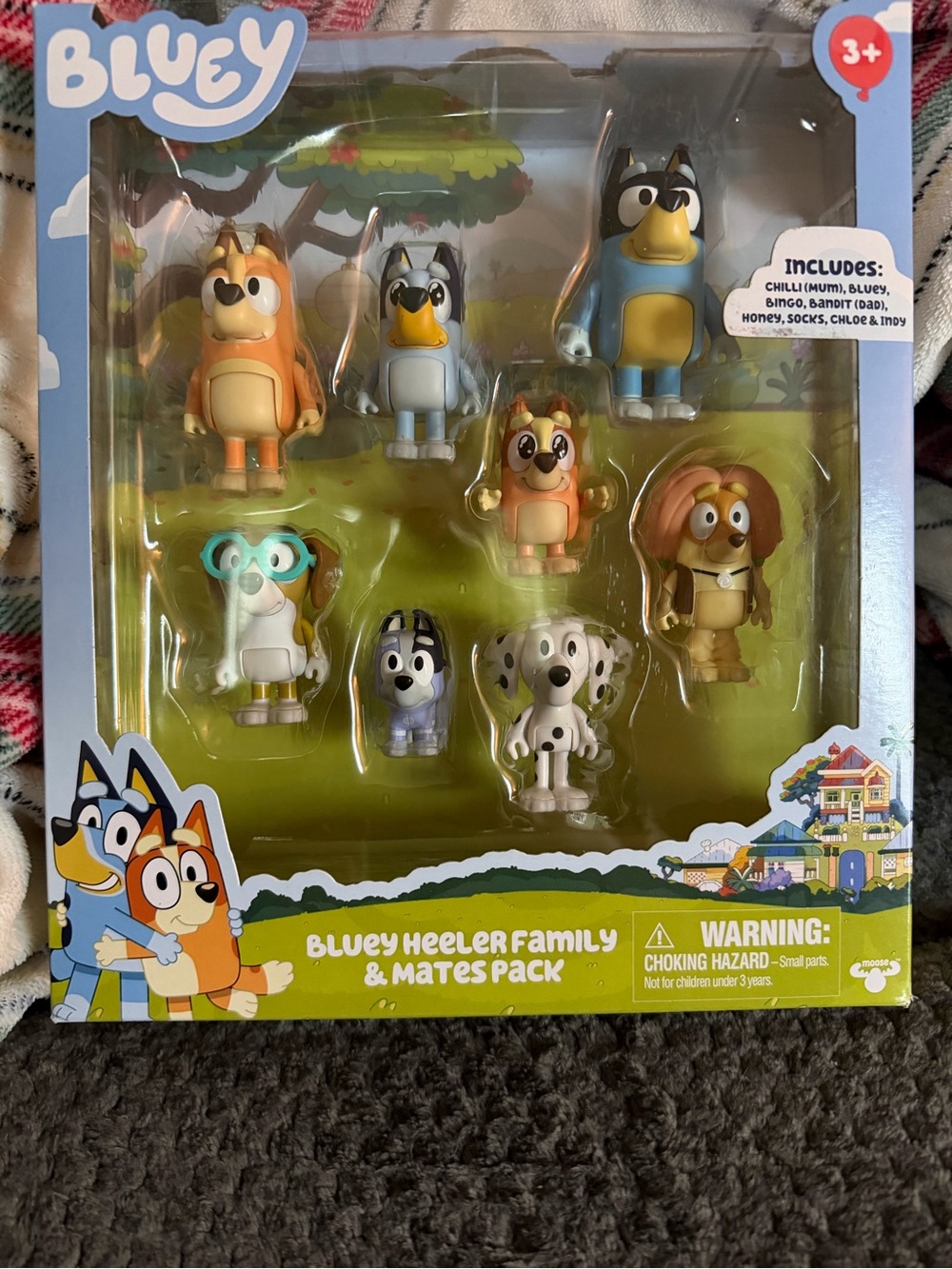 Bluey Heeler Family & Mates Pack - Multicolor Collectible Figures